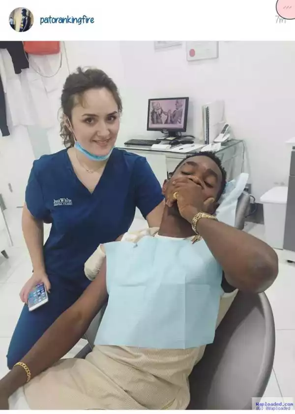 Patoranking In Hospital For Checkup, Shares Photo With A Beautiful Doctor